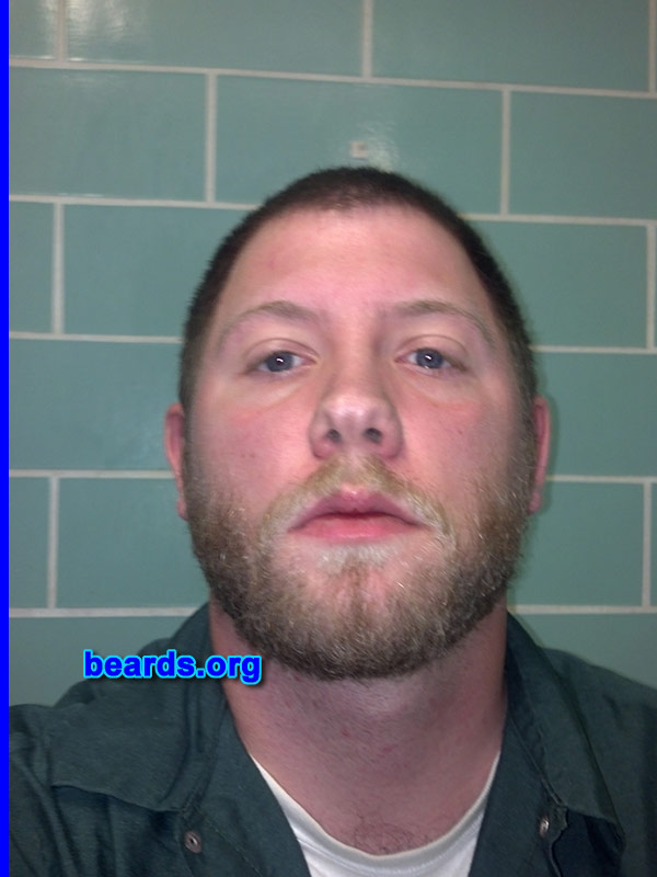 Brandon S.
Bearded since: October 13, 2013. I am an experimental beard grower.

Comments:
Why did I grow my beard? Just wanted to try something different.  Also because of Duck dynasty and everyone in the family is doing it.

How do I feel about my beard? Pretty okay, I guess.  I'm going to just play it out and learn from my mistakes.
Keywords: full_beard