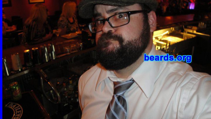 Chris
Bearded since: 2009.  I am a dedicated, permanent beard grower.

Comments:
I had a goatee and mustache for about ten years and finally decided to grow a full beard.

How do I feel about my beard? I don't think I will ever be able to go back.
Keywords: full_beard