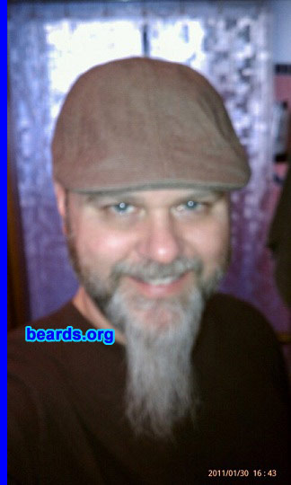 Chuck P.
Bearded since: 2000. I am a dedicated, permanent beard grower.

Comments:
I keep the sides neat and groomed. I let my goatee grow long!

How do I feel about my beard? I love it!
Keywords: full_beard