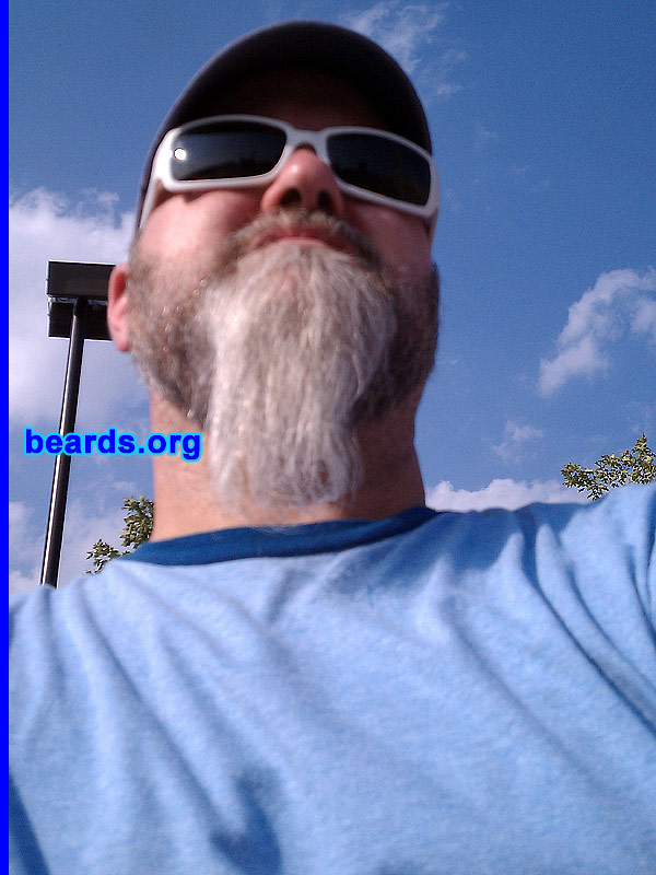 Chuck P.
Bearded since: 2000. I am a dedicated, permanent beard grower.

Comments:
I keep the sides neat and groomed. I let my goatee grow long!

How do I feel about my beard? I love it!
Keywords: full_beard