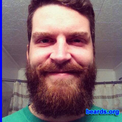 David W.
Bearded since: 2012. I am an experimental beard grower.

Comments:
Why did I grow my beard? A competition between my brothers and me. So far, I'm winning!! Ha ha.

How do I feel about my beard? I love my beard! It might be a "yeard" when it's all over!
Keywords: full_beard