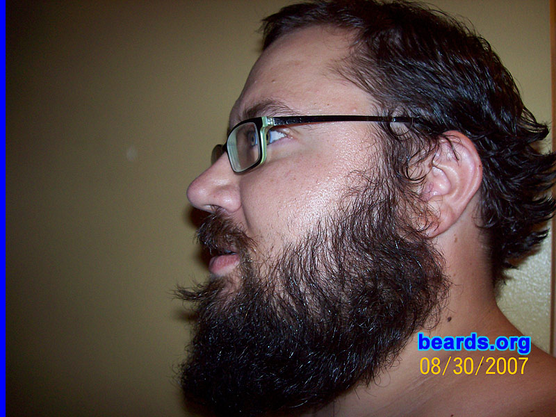 Joey Carbone
Bearded since:  2007.  I am an experimental beard grower.

Comments:
I grew my beard because I wanted to express my manhood in the form of facial hair.

How do I feel about my beard?  I love it and would feel naked without it. Hard to belive it took this long to experience the wonder of beards.
Keywords: full_beard