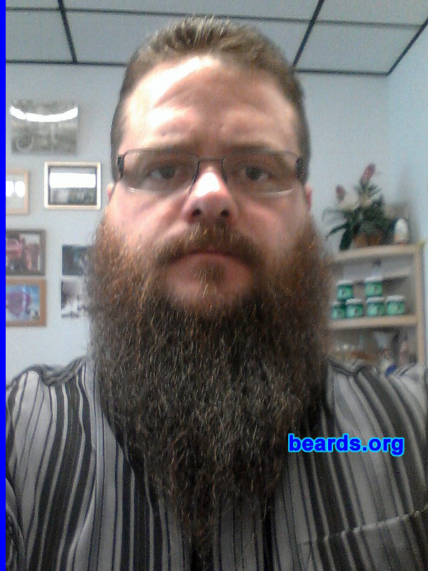 Joseph
Bearded since: September 1, 2010. I am a dedicated, permanent beard grower.

Comments:
For years I was told to keep scraping the whiskers from my face for employment. Now I am a professional barber taking it to the limit.

How do I feel about my beard? We are all individuals and I enjoy growing my whiskers to the max limit I can get. Been an awesome journey.
Keywords: full_beard