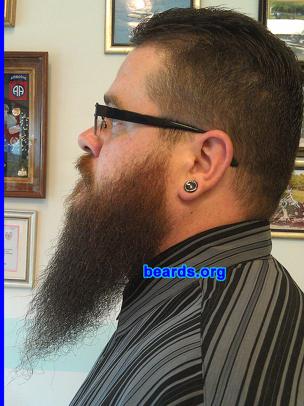 Joseph
Bearded since: September 1, 2010. I am a dedicated, permanent beard grower.

Comments:
For years I was told to keep scraping the whiskers from my face for employment. Now I am a professional barber taking it to the limit.

How do I feel about my beard? We are all individuals and I enjoy growing my whiskers to the max limit I can get. Been an awesome journey.
Keywords: full_beard