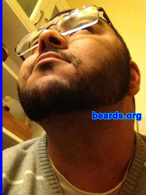 Jonathan C.
Bearded since: 2012. I am an experimental beard grower.

Comments:
I have always wanted a beard and I just want to keep it but don't know if I should keep it!!!

How do I feel about my beard? I just absolutely love my beard!!! I been bearded since October 20, 2012 and I am still growing the beard!!!
Keywords: full_beard