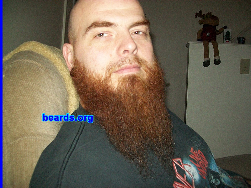 Jon N.
Bearded since: 2011. I am a dedicated, permanent beard grower.

Comments:
Why did I grow my beard? Because beards are EPIC. I wore just a goatee for about twenty years. In the last couple of years, I would grow the rest in for a while. But now I'm hooked on the full beard.

How do I feel about my beard? I love my beard. Except when I'm eating.  Hahaha.
Keywords: full_beard