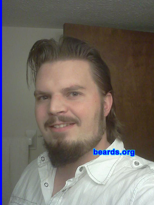 Justin
Bearded since: 2009. I am a dedicated, permanent beard grower.

Comments:
Why did I grow my beard? I spent three months living at a summer camp where i decided to just let it grow. I have been in love with my beard ever since.

How do I feel about my beard? It is my favorite feature.  I don't feel complete without it.
