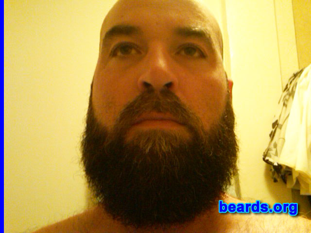 Jason H.
Bearded since: 1993. I am a dedicated, permanent beard grower.

Comments:
Why did I grow my beard? Why not? Man up!

How do I feel about my beard? I think it's fairly strong. I've never grown it long at all until recently. Going for the yeard-plus. I'm at five months in these photos That's the longest I've made it so far. [i]All about beards[/i] is an inspiration for me to go all out!!!
Keywords: full_beard