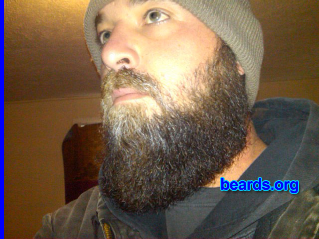 Jason H.
Bearded since: 1993. I am a dedicated, permanent beard grower.

Comments:
Why did I grow my beard? All real men should.

How do I feel about my beard? It's getting there...slowly.
Keywords: full_beard