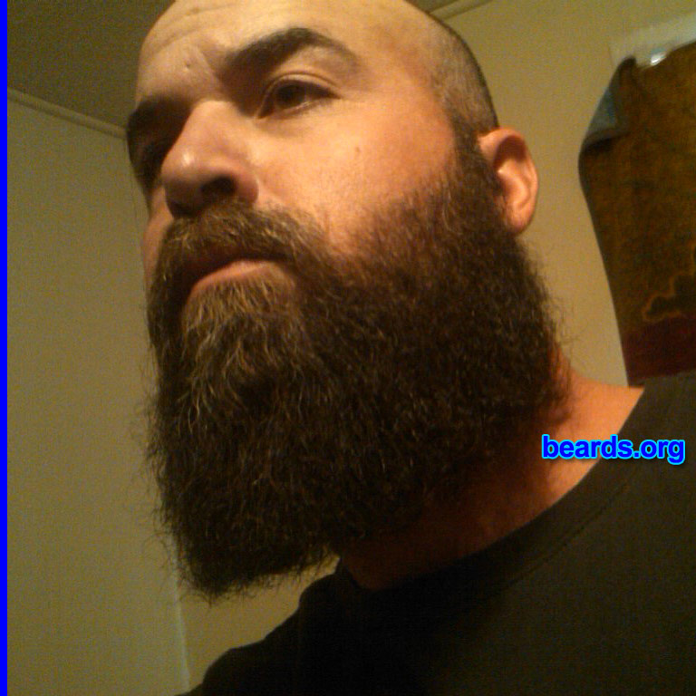 Jason H.
Bearded since: 1993. I am a dedicated, permanent beard grower.

Comments:
Why did I grow my beard? All real men should.

How do I feel about my beard? It's getting there...slowly.
Keywords: full_beard