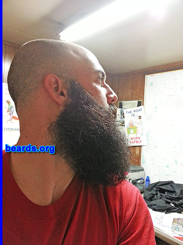 Kristopher
Bearded since: 2012. I am an occasional or seasonal beard grower.

Comments:
Why did I grow my beard? Because I can.

How do I feel about my beard? Wish it were thicker.
Keywords: full_beard