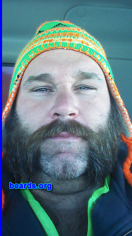 Matt
Bearded since: 2013. I am an experimental beard grower.

Comments:
Why did I grow my beard? Winter.  Something different.

How do I feel about my beard? Like.  Want it longer.
Keywords: mutton_chops