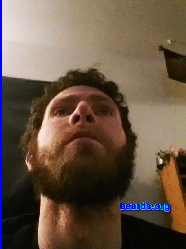 Matthew M.
Bearded since: August 2013. I am an experimental beard grower.

Comments:
Why did I grow my beard? Warmth.

How do I feel about my beard? Great.
Keywords: full_beard