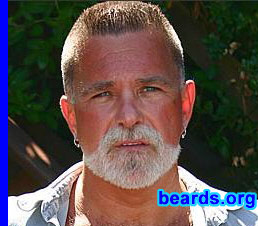 Roger Spencer
Bearded since: 1972.  I am a dedicated, permanent beard grower.

Comments:
I grew up in the '70s and all my friends wanted beards. I was lucky enough to be able to grow a full beard.

My beard has gone through many changes during the years and I have enjoyed all of them. My most recent is a Van Dyke. I have had this since my beard turned white. I have had the most compliments on this beard of any. I will have this style for a long time.
Keywords: goatee_mustache