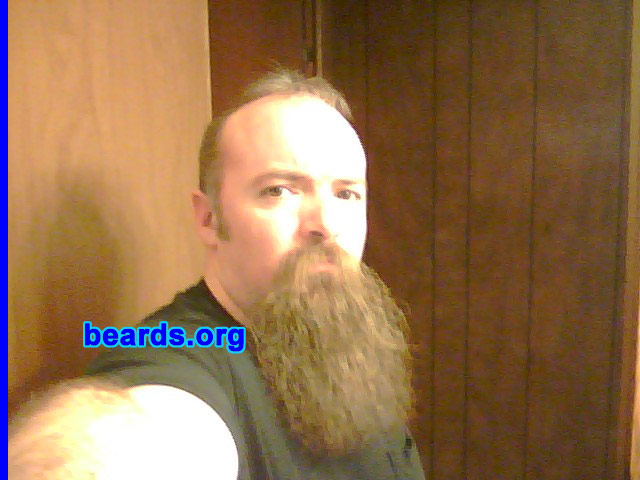 Tom
Bearded since: 1994.  I am a dedicated, permanent beard grower.

Comments:
I grew my beard because I always liked beards.

How do I feel about my beard? I like it longer and fuller, but everyone else complains.  I'm gonna let it all grow next time!
Keywords: goatee_mustache