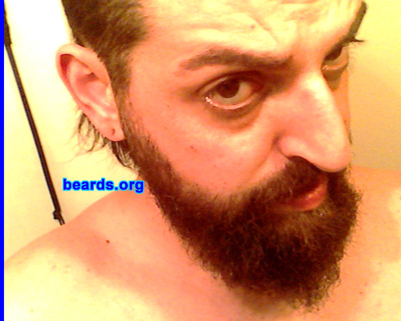 Brad T.
I have been bearded, off and on, since age fifteen.  I am now a dedicated, permanent beard grower.

Comments:
I grew my beard because beards are awesome! Do you really need another reason?

How do I feel about my beard?  Love it.  I haven't been completely clean shaven in over five years.
Keywords: full_beard