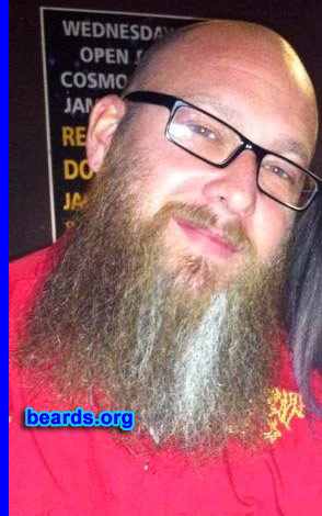 Bobby B.
Bearded since: 2012. I am an experimental beard grower.

Comments:
Why did I grow my beard? I can.  Therefore I shall.

How do I feel about my beard? Love it!
Keywords: full_beard