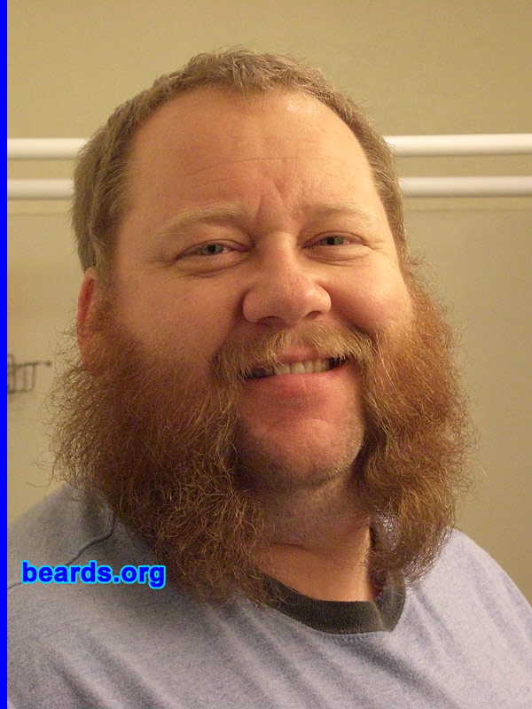 Jon
Bearded since: 2003.  I am an occasional or seasonal beard grower.

Comments:
I grew my beard for warmth and the fun of not shaving.  Did the mutton on a dare.

How do I feel about my beard?  Love it.
Keywords: mutton_chops