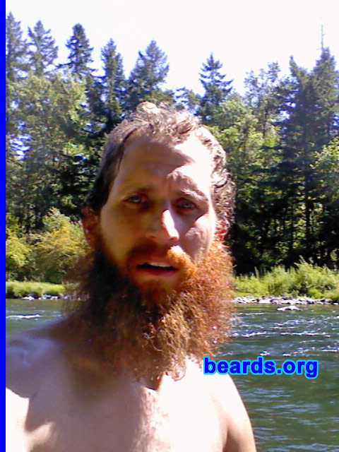 Adrian J.
Bearded since: 2011. I am an experimental beard grower.

Comments:
I grew my beard for the event warrior dash. People wanted me to shave. So I kept growing it after the event.

How do I feel about my beard? Shows that I don't care what you think. 
Keywords: full_beard
