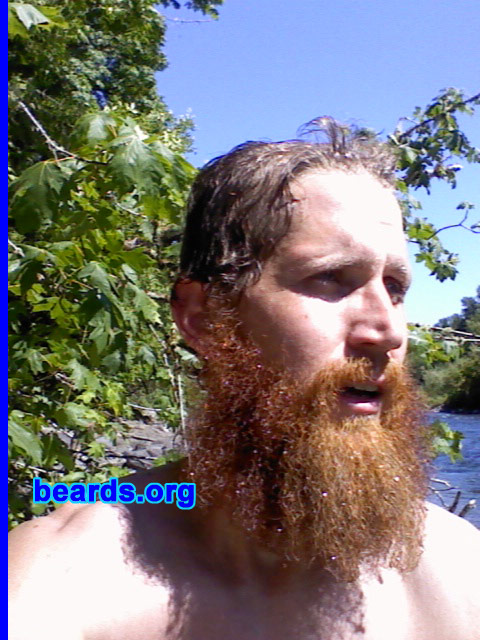 Adrian J.
Bearded since: 2011. I am an experimental beard grower.

Comments:
I grew my beard for the event warrior dash. People wanted me to shave. So I kept growing it after the event.

How do I feel about my beard? Shows that I don't care what you think. 
Keywords: full_beard