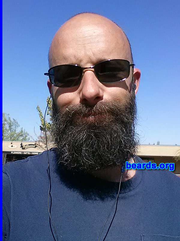 Doyle E.
Bearded since: 1990. I am a dedicated, permanent beard grower.

Comments:
Why did I grow my beard? I grew it because I admired men with beards.

How do I feel about my beard? It's full.
Keywords: full_beard