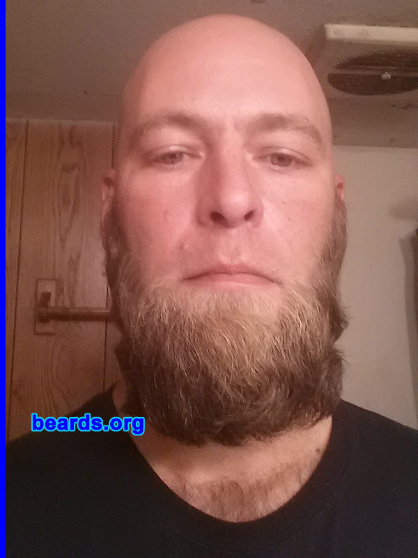 Shawn F.
Bearded since: 1999. I am a dedicated, permanent beard grower.

Comments:
Why did I grow my beard? I have always admired all types of beards and have relatives that have grown some pretty impressive beards. Genetics played a big role in my decision.

How do I feel about my beard? I love it! I think it's fantastic and I wouldn't change a thing.
Keywords: chin_curtain