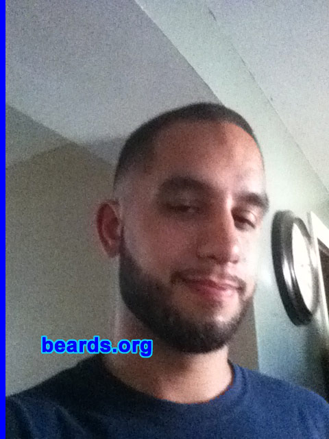 A.J.
Bearded since: 2010. I am an experimental beard grower.

Comments:
I grew my beard because I wanted a new look.

How do I feel about my beard? Feel good about it. Get compliments on it just about every day. 
Keywords: full_beard