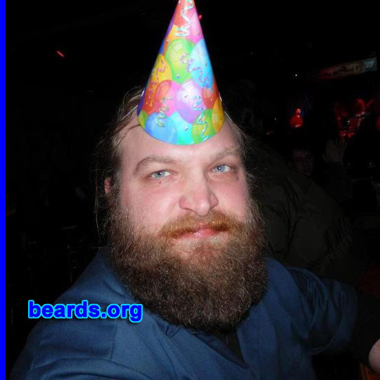 Aaron
Bearded since: 2011. I am an occasional or seasonal beard grower.

Comments:
Why did I grow my beard? I hated shaving.  So I quit. I kept the beard after the worship began.

How do I feel about my beard? Love it.
Keywords: full_beard