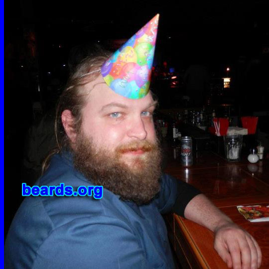 Aaron
Bearded since: 2011. I am an occasional or seasonal beard grower.

Comments:
Why did I grow my beard? I hated shaving.  So I quit. I kept the beard after the worship began.

How do I feel about my beard? Love it.
Keywords: full_beard