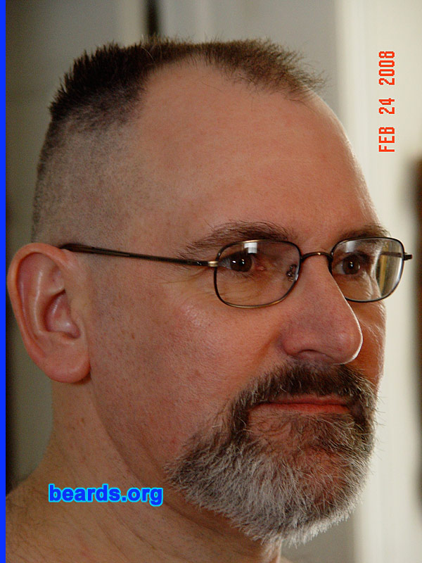 Buck Rodgers
Bearded since: 2005.  I am a dedicated, permanent beard grower.

Comments:
I grew my beard because I like the way it feels and looks.

How do I feel about my beard? Overall, I like it a lot.
Keywords: goatee_mustache