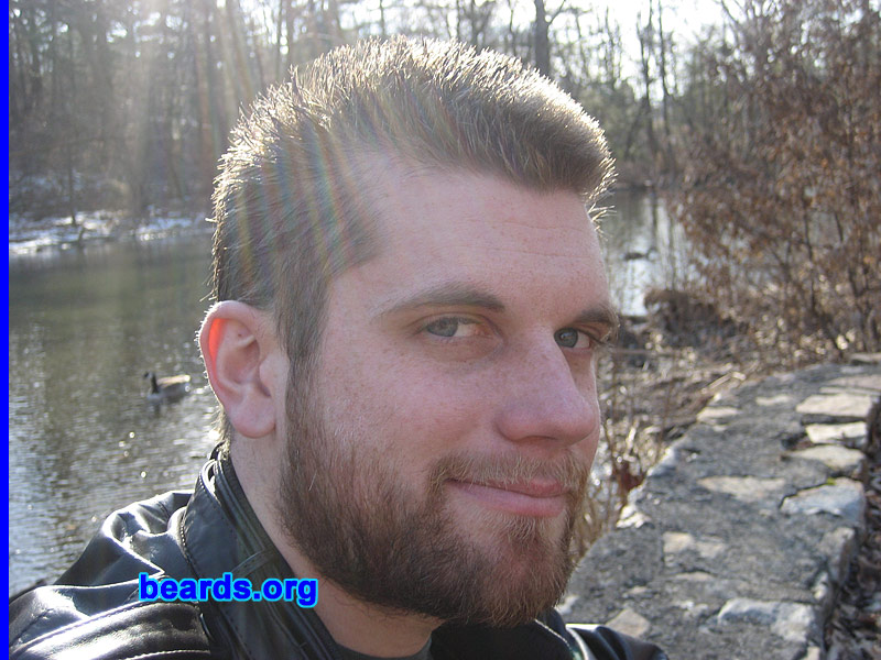 Bryan
Bearded since: 2008.  I am an experimental beard grower.

Comments:
Why did I grow my beard?  Experimental...  Never done it before.

How do I feel about my beard?  I like it, however, wish it were darker. Will probably color it a darker brown.
Keywords: full_beard