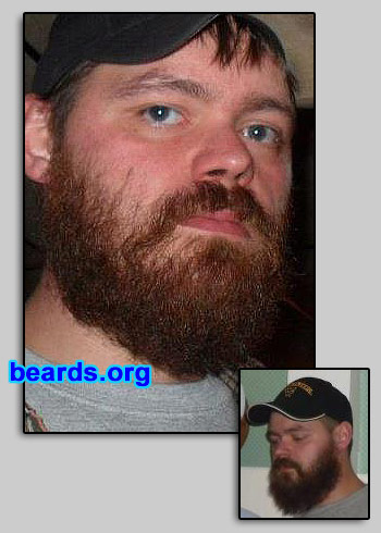 Brandon R.
Bearded since: 2012. I am a dedicated, permanent beard grower.

Comments:
I grew my beard because I can.

How do I feel about my beard?  I love to.
Keywords: full_beard