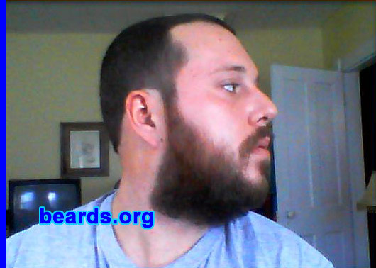 Chad
Bearded since: 2011. I am an occasional or seasonal beard grower.

Comments:
I grew my beard for a change in style and to see how different the beard would make me look.

How do I feel about my beard?  It's definitely worth the experience. I like to compare my beard with others and examine the many differences that beards offer.
Keywords: full_beard