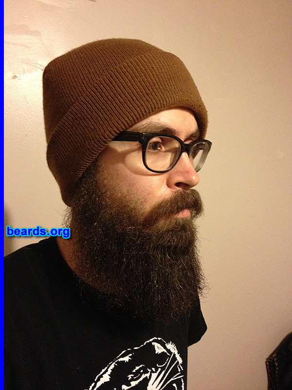 Corey
Bearded since: 2008. I am a dedicated, permanent beard grower.

Comments:
Why did I grow my beard? Why wouldn't you want to grow a beard??

How do I feel about my beard? I love it. It's part of who I am. To be clean shaven is unacceptable.
Keywords: full_beard