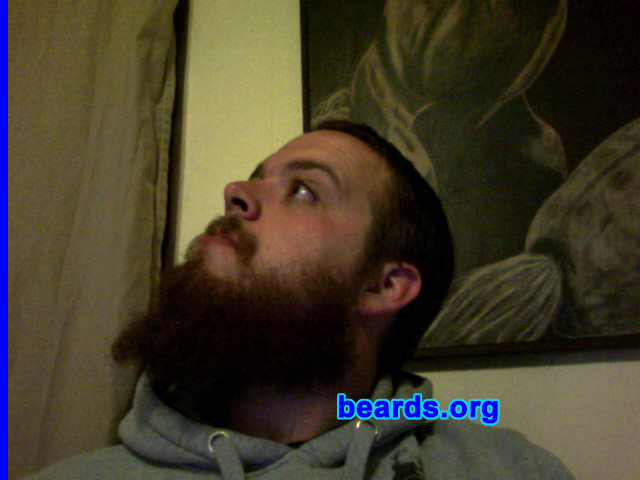 David H.
Bearded since: 2002.  I am a dedicated, permanent beard grower.

Comments:
I grew my beard because of laziness.

How do I feel about my beard?  It's red.  Not too thrilled about that. I love it, though.
Keywords: full_beard