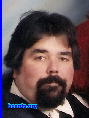 Doug J.
Bearded since: 1981.  I am a dedicated, permanent beard grower.

Comments:
I started growing my beard when I was twenty years old because without it I looked like I was fourteen.

How do I feel about my beard? I love my beard. I'll have it 'til the day I die.
Keywords: goatee_mustache