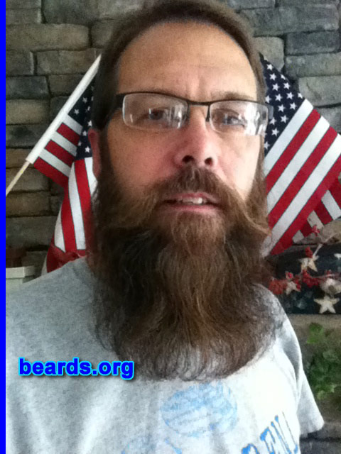 Dave S.
Bearded since: 2012. I am an occasional or seasonal beard grower.

Comments:
Why did I grow my beard? I grew my beard because I was tired of shaving.

How do I feel about my beard? I love my beard!
Keywords: full_beard