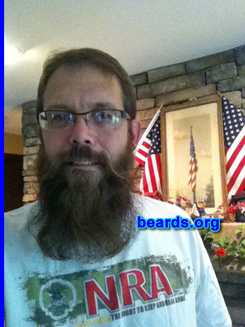 Dave S.
Bearded since: 2012. I am an occasional or seasonal beard grower.

Comments:
Why did I grow my beard? I grew my beard because I was tired of shaving.

How do I feel about my beard? I love my beard!
Keywords: full_beard