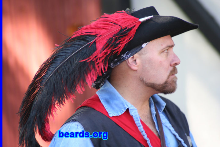 Glenn
Bearded since: 2001.  I am an occasional or seasonal beard grower.

Comments:
I grew it originally for an acting role in a Renaissance Faire. But my family and I liked it so much I kept it. It's here to stay. 

Love it.  My family does, too. I've grown full beards before, but like this style the best.
Keywords: goatee_mustache