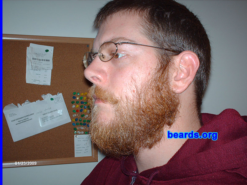 Ian M.
Bearded since: 2008.  I am a dedicated, permanent beard grower.

Comments:
I grew my beard because real men grow beards.

How do I feel about my beard?  I love it. 
Keywords: full_beard