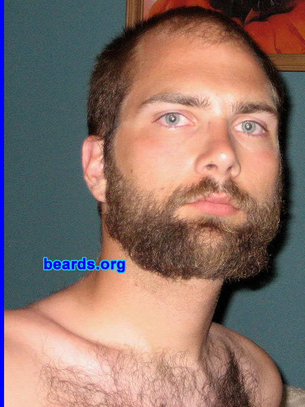 Jeffrey
Bearded since: 1999.  I am a dedicated, permanent beard grower.

Comments:
I grew my beard because I just really hate shaving and I think, since my eyebrows are so dark, that it balances my face.

How do I feel about my beard?  I love having it and think it's my best accessory.
Keywords: full_beard