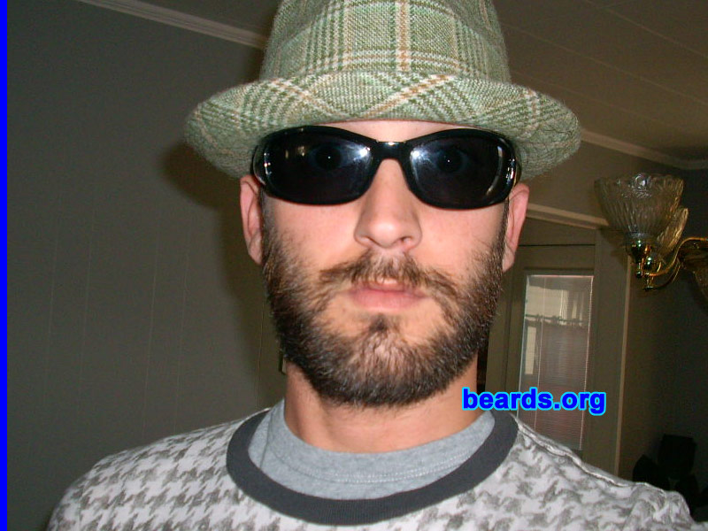 Justin
Bearded since: 2007.  I am an experimental beard grower.

Comments:
I grew my beard because my friends and I are in the process of having beardfest 2007 -- no shaving allowed until the new year! Winner gets the beardfest trophy!

How do I feel about my beard?  I friggin' love my mangey beard!
Keywords: full_beard