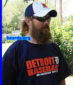 John D.
Bearded since: 2004.  I am a dedicated, permanent beard grower.

Comments:
I grew a beard because for over thirteen years I couldn't! The Army has pretty strict rules governing facial hair.

How do I feel about my beard?  I love it.  I would feel naked without it.
Keywords: full_beard
