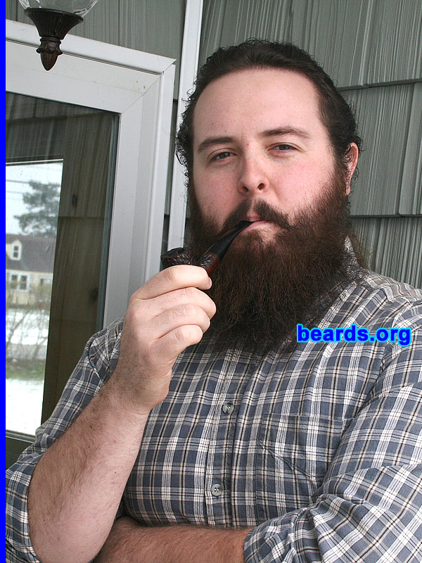 Josh K.
Bearded since: 2011. I am a dedicated, permanent beard grower.

Comments:
I've always had a strong appreciation for a glorious beard. I began growing a beard at the age of sixteen (even had a few pictures up on this site back then), but always ended up shaving it for a design. However last year, I felt the inspiration and made the commitment to grow a full-on, untouched, glorious beard. As of the end of this month (April, 2012) it will be nine months since I've cut it. I'm very proud of it, and have no intentions of turning back. I'm also very proud to be a part of this elite gathering of men who understand the beauty in facial hair.


How do I feel about my beard? I feel very confident in my beard. I feel it brings out my personality. The timing was right when I began growing it out this last time; it' s thick, long, and goes well with my long hair. Overall, I'm very happy and I don't expect to see myself without it any time soon!
Keywords: full_beard