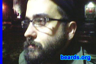 Jason
Bearded since: 1996.  I am a dedicated, permanent beard grower.

Comments:
Initially, I grew my beard because I could and my twin brother couldn't!  But then, of course, I loved having it. I've had many styles and shapes over the years, but currently, I'm just going for the full look.

How do I feel about my beard?  I feel a little like Samson felt about his hair!
Keywords: full_beard