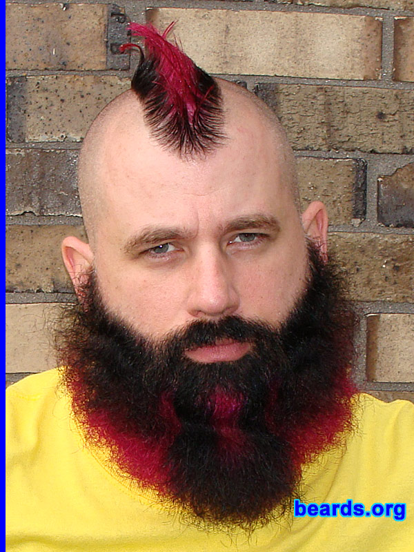 Joseph M.
Bearded since: 2010. I am an experimental beard grower.

Comments:
I grew my beard because No-shave November didn't end.

How do I feel about my beard? I feel it every day. 
Keywords: full_beard