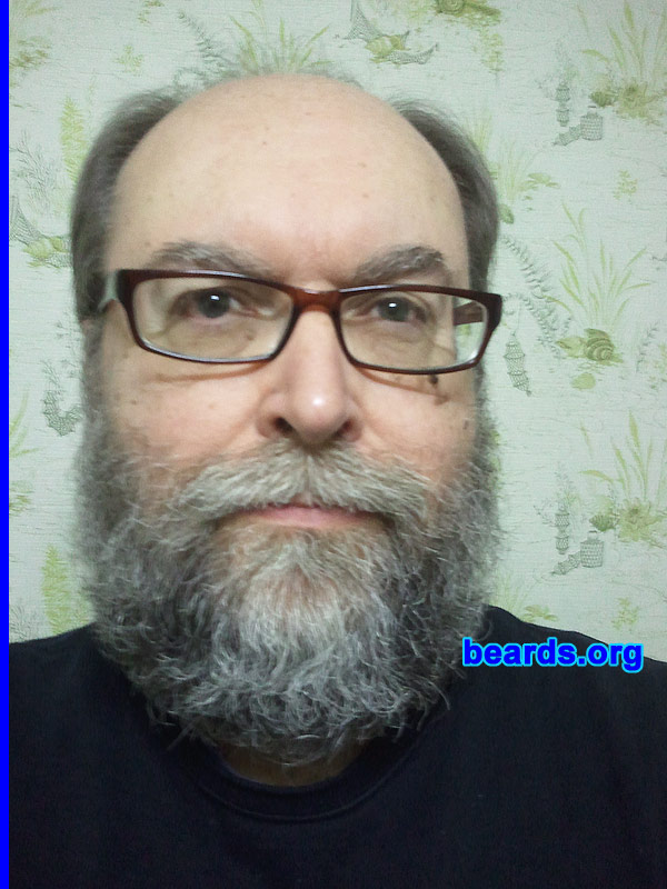 John
Bearded since: 2012. I am an occasional or seasonal beard grower.

Comments:
Why did I grow my beard? Like the look.

How do I feel about my beard? GREAT!
Keywords: full_beard