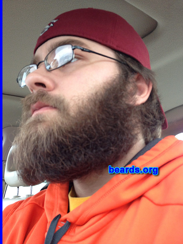 Jason
Bearded since: 2013. I am an experimental beard grower.

Comments:
Why did I grow my beard? To see how big I can get it.

How do I feel about my beard? Love it.
Keywords: full_beard