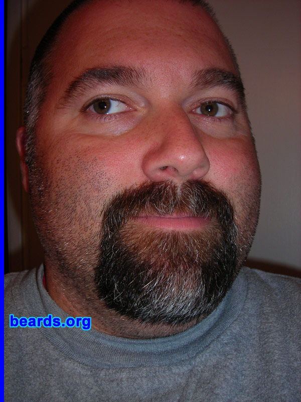Kevin Foreman
Bearded since: 1996.  I am a dedicated, permanent beard grower.

Comments:
I grew my beard because I think men should sport facial hair. However, if you can't grow it you should not try. I grow my facial hair because I like the way I look in with it. I also hate to shave.

How do I feel about my beard?  I love my beard. I go through stages from full beard to just a simple mustache. I always have hair on my face. I also keep my style full and thick.
Keywords: goatee_mustache