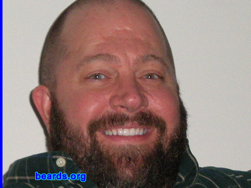Kevin
Bearded since: 2000.  I am a dedicated, permanent beard grower.

Comments:
I grew my beard because I have always liked beards.

How do I feel about my beard? Always have loved facial hair!  Switch it up all the time... 
Shave it completely off about once a year to shock people, then grow it back!

Full beard, goatee, chops...always something there!!!!  Always something different!

I have always liked the natural look of a beard...  I am a pretty free-spirited, low-maintenance kind of guy...
Keywords: full_beard